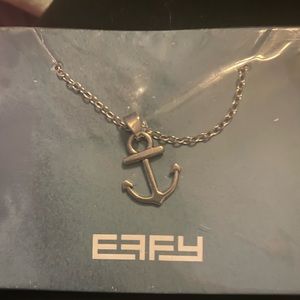 Effy anchor necklace NWT